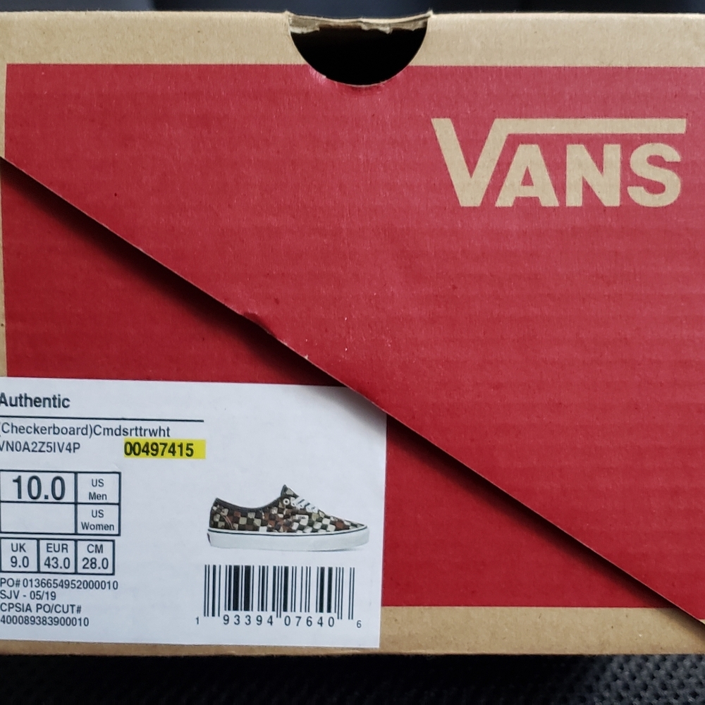 Men's Camo & Checkerboard Vans